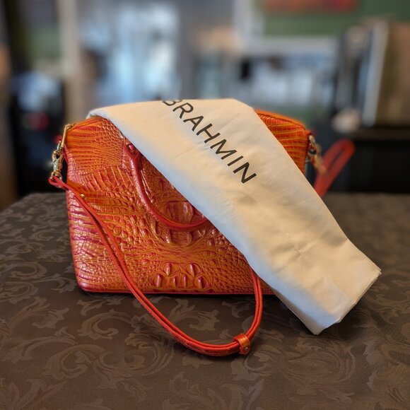 Brahmin Duxbury Satchel Dusty Orange NWT - Picture 10 of 10